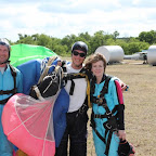 Pixie's Mom and Dad after the big jump!