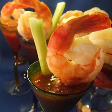 Shrimp With Spicy Bloody Mary Sauce