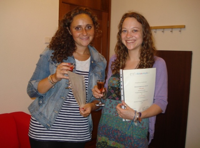 Two more students and their certificates