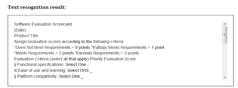 free online ocr scanning