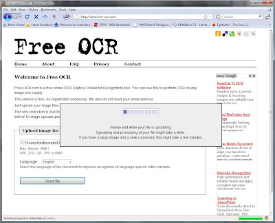 Free Online OCR Upload
