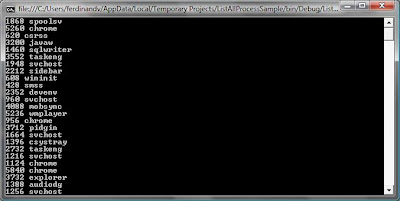 How to list all running process in Windows using VB.NET How to list all running process in Windows using VB.NET