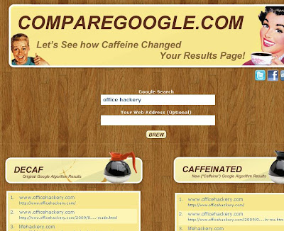 Compare Google Search Results