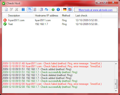 Check Host can monitor servers and services