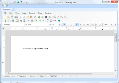 DevVicky Word 2010: Free Alternative To MS Word DevVicky Word 2010: Free Alternative To MS Word