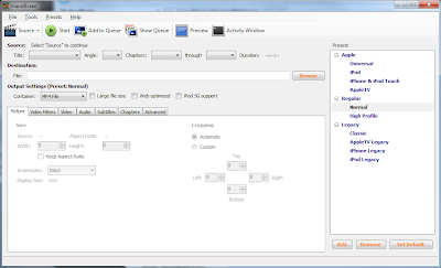 Convert DVD Media Format To Run On Portable Devices With Handbrake