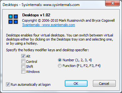Desktops Options