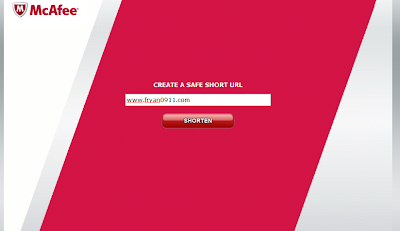 McAfee Link Shortener