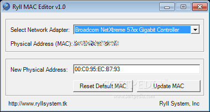Avoid Bandwidth Limitations In Public WiFi With Ryll MAC Editor