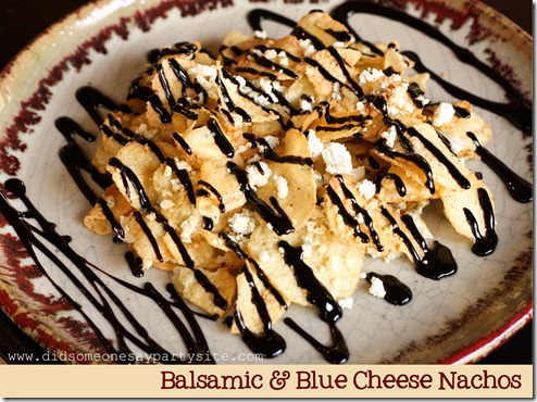 Balsamic & Blue Cheese Nachos