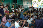 crowd at Court Malai Temple crowd at Court Malai Temple
