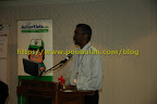 P Kamalanathan with welcoming speech