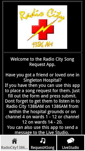 Radio City 1386AM Request App