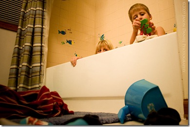 Bath, Toys, and a Mess