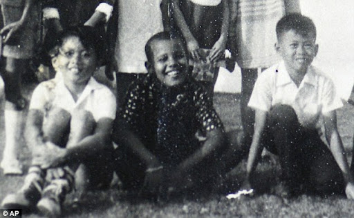 Fotos de Obama en su niñez