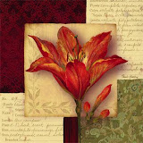 Papel para decoupage, Flores, Arte Francesa