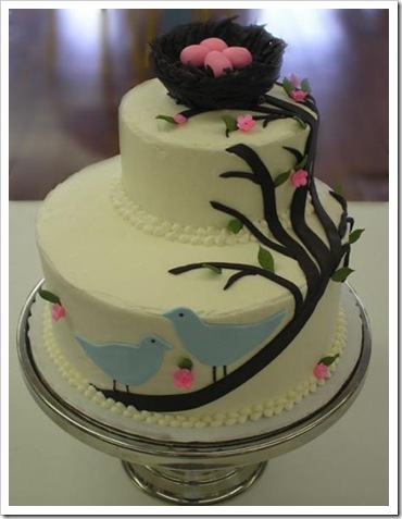 bird cake toppers