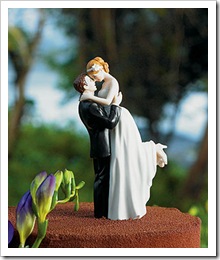 True Romance Bridal Couple Figurine Wedding Cake Topper