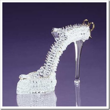 Cinderella Glass Shoe Cake Topper