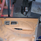 back side driver door panel