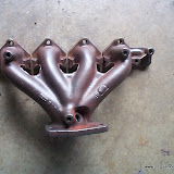 Before shot of exhaust manifold