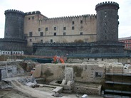 Napoli, scavi metropolitana, Piazza Municipio