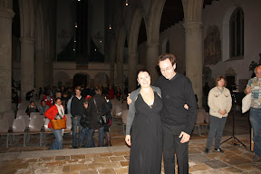 Sabrina Hausmann und Mark Pogolski, "Aljoscha-Zimmermann-Ensemble", in der Minoritenkirche.