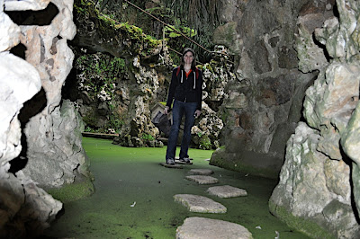 Hopping stones to get into one of the caves!