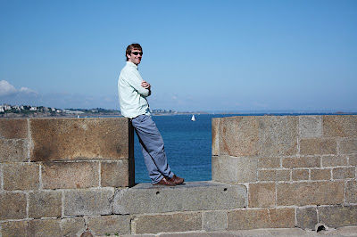 On the wall of St Malo
