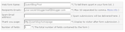 Mailform Options