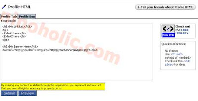 Facebook Profile HTML