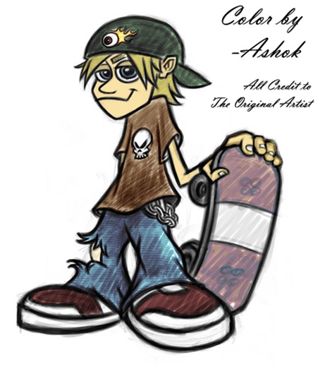 SkateBoard Colored Felix