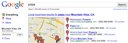 Google gelocalizza la ricerca