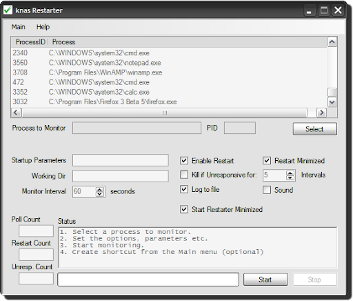 Come riaprire in automatico le applicazioni andate in crash