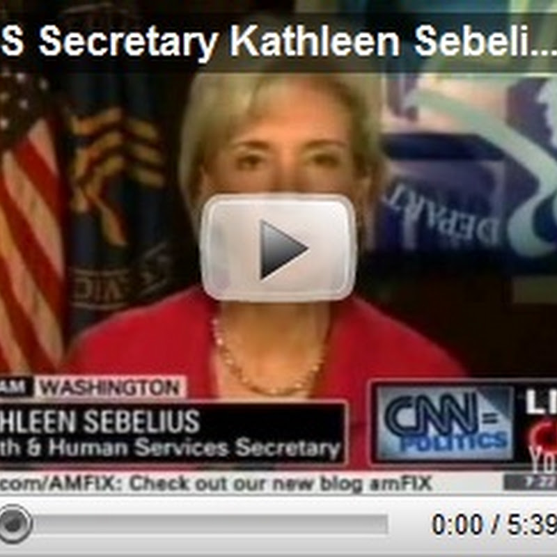 HHS Secretary Kathleen Sebelius Discusses Health Care Reform on You Tube
