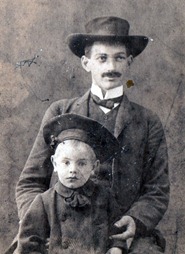 Fritz Brinck with his Son