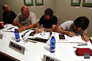 Saurí, Raule y Roger