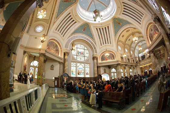 Holy Innocents Church Chicago wedding ceremony 2