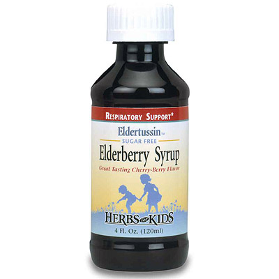 Eldertussin Elderberry Syrup 4 oz by Herbs For Kids