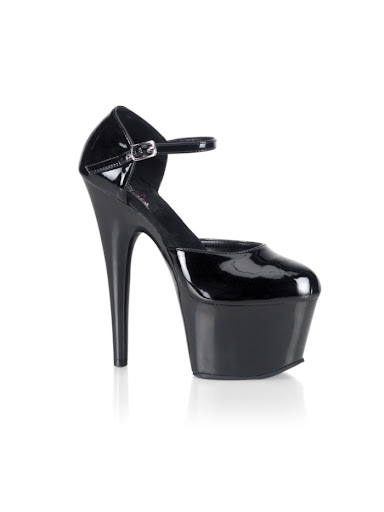 Sexy High Heel Shoes D'Orsay Platform Sexy Shoe Black