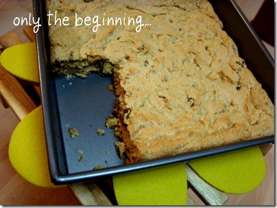 banana blondies