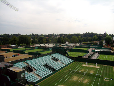 The Graveyard of Champions This a shot of Court No. 2 and the new Court No. 2 in the background.