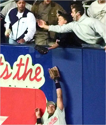 Good Call Ump! Not fan interference, right?