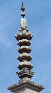 Gyeongju Three storied stone pagoda at Bulguksa Temple 01