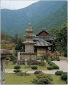 Cheongdo Three storied stone pagoda of Unmunsa