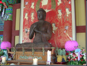 Seated Iron Buddha At Hancheonsa