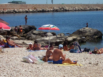 Manfredonia, Al bagno sulla scogliera