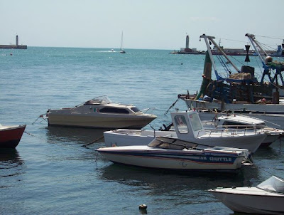 Manfredonia, Barche nel porto