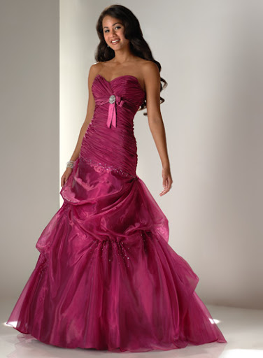 pink prom gowns