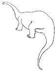 dinosaur colouring page - diplodocus